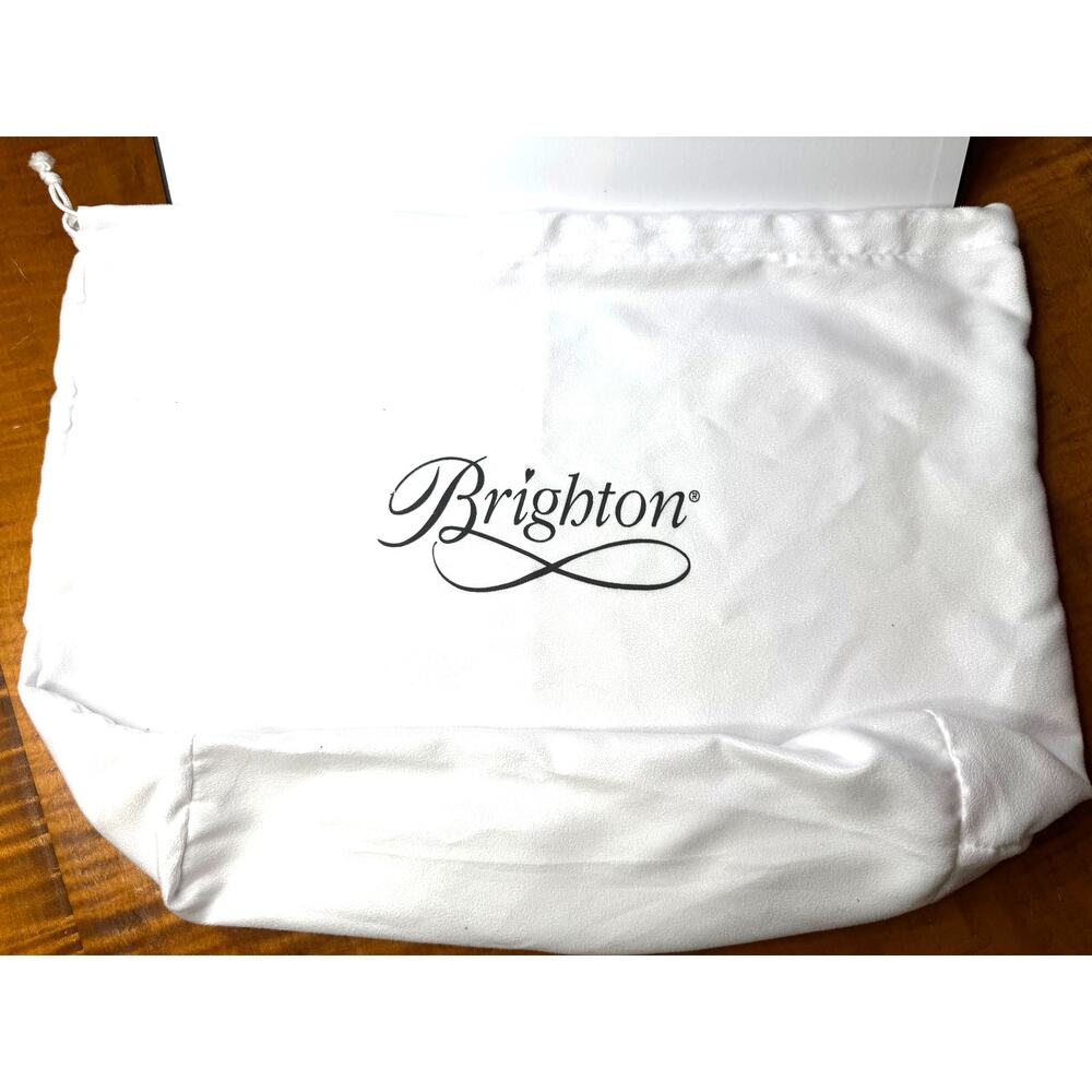 TWO Brighton Dust Covers Purse Shoes  White and Black